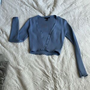 Blue girls knit sweater